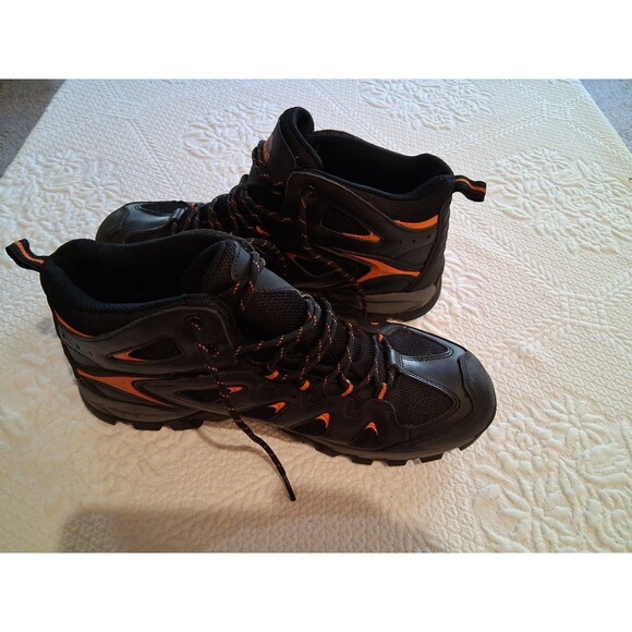 Harley Davidson Men\'s D93328 Woodridge Waterproof Black Hiking Boots Sz 13 M